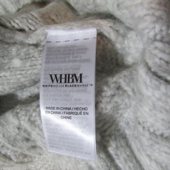 White House Black Market Fairisle Lurex Sweater - Picture 10 of 12